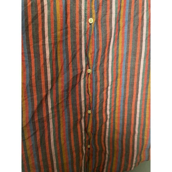 Madewell shirt striped size medium back buttons - Picture 4 of 4